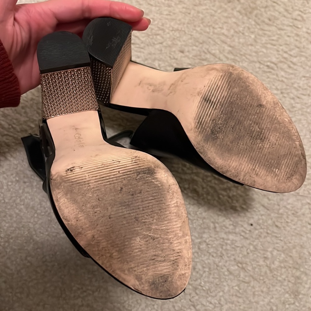 Calvin Klein Block Heel Open Toe Mule - image 6